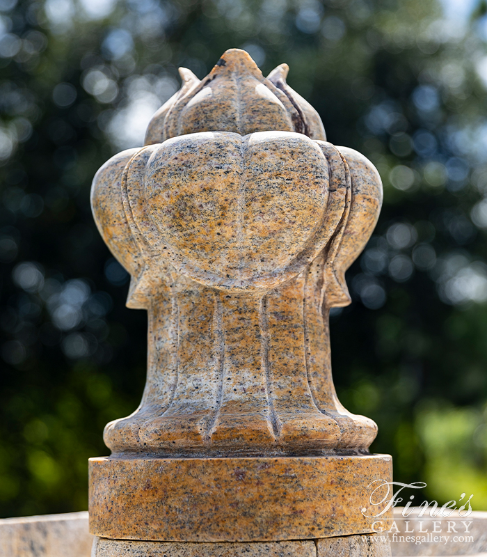 Search Result For Marble Fountains  - 3 Tiered Granite Hexagon Fountain - MF-1382